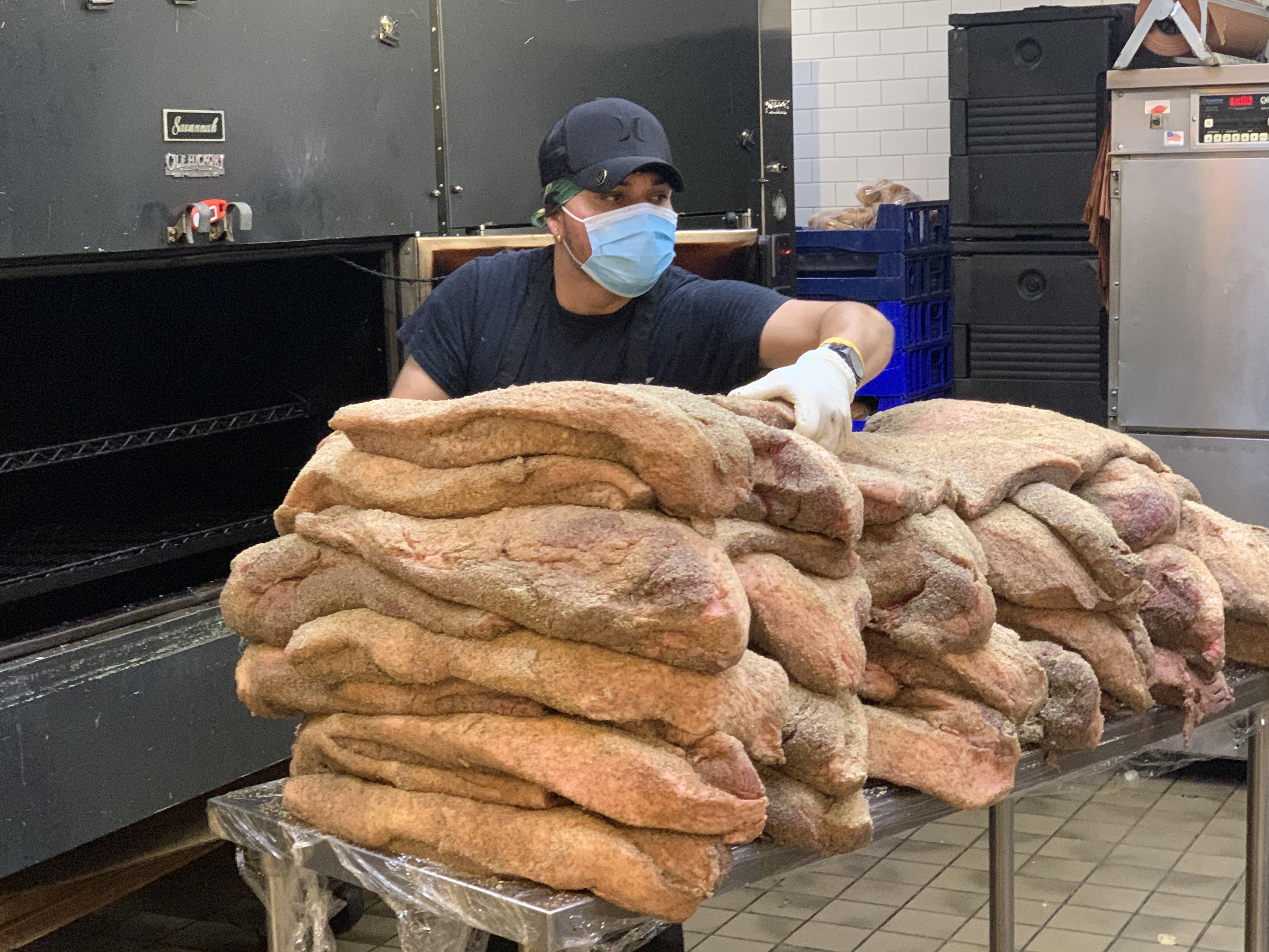 Brisket at Mission BBQ. You hard yet? r/smoking