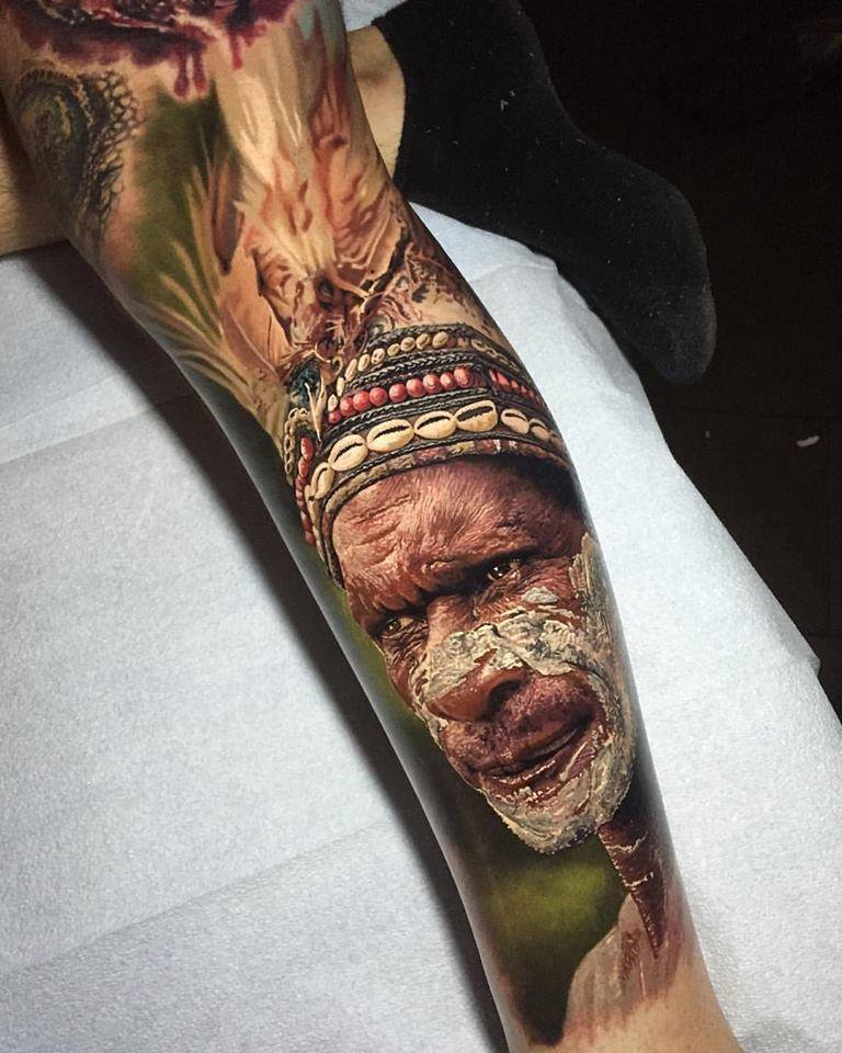 This new tattoo by Steve Butcher is the most realistic