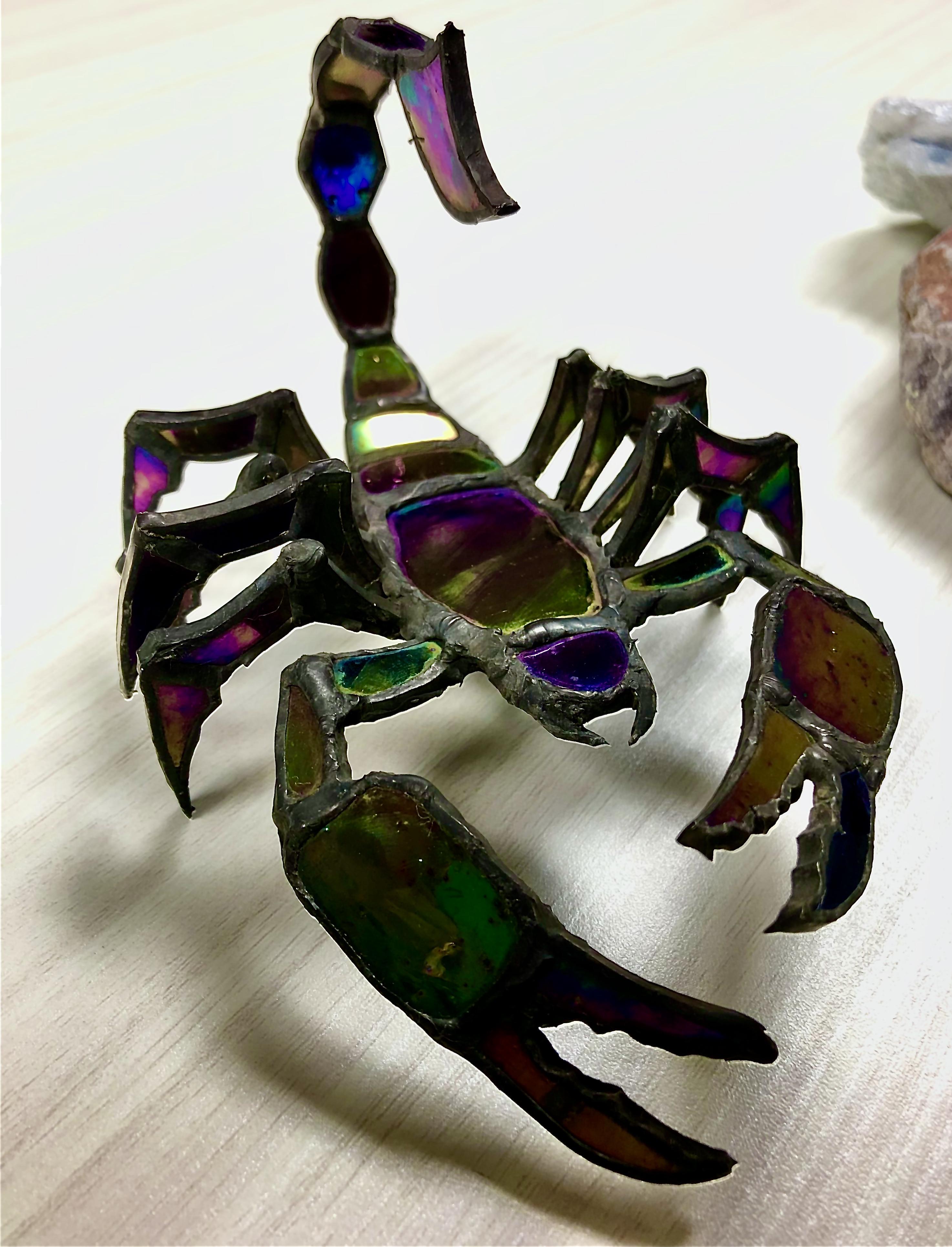 Hey r/Scorpions! I thought you guys might like my homemade stained