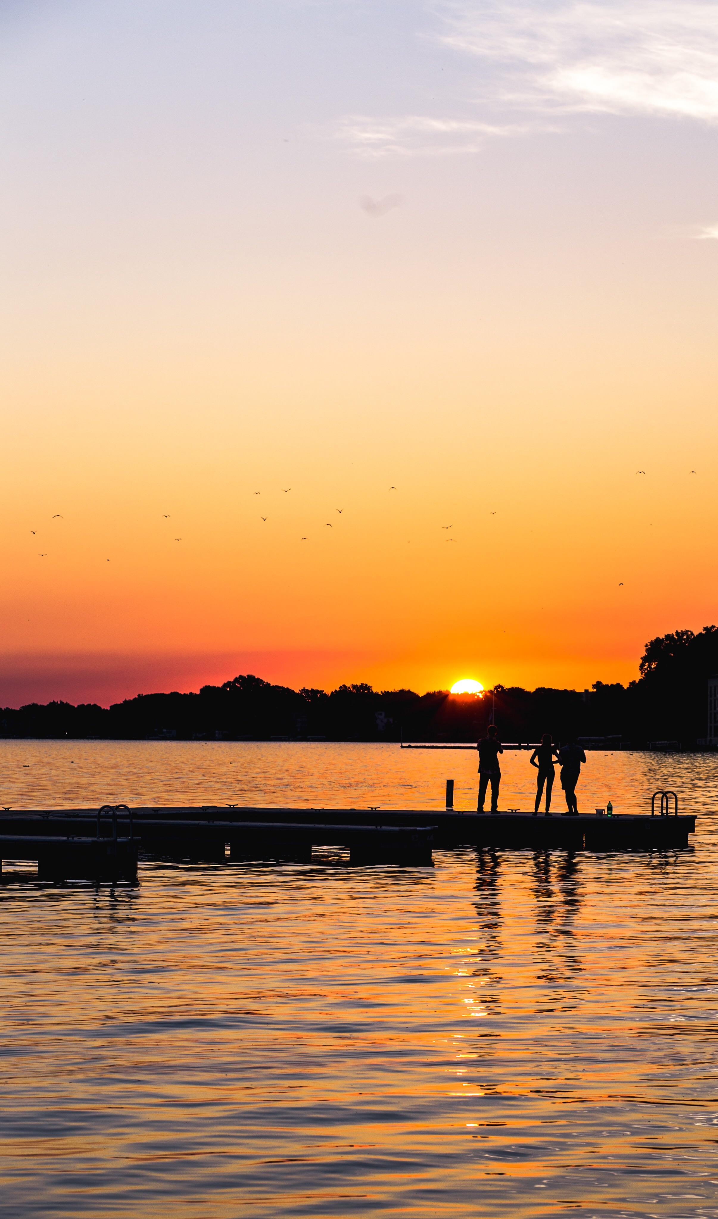 July 2017, Sunrise over Lake Mendota r/madisonwi