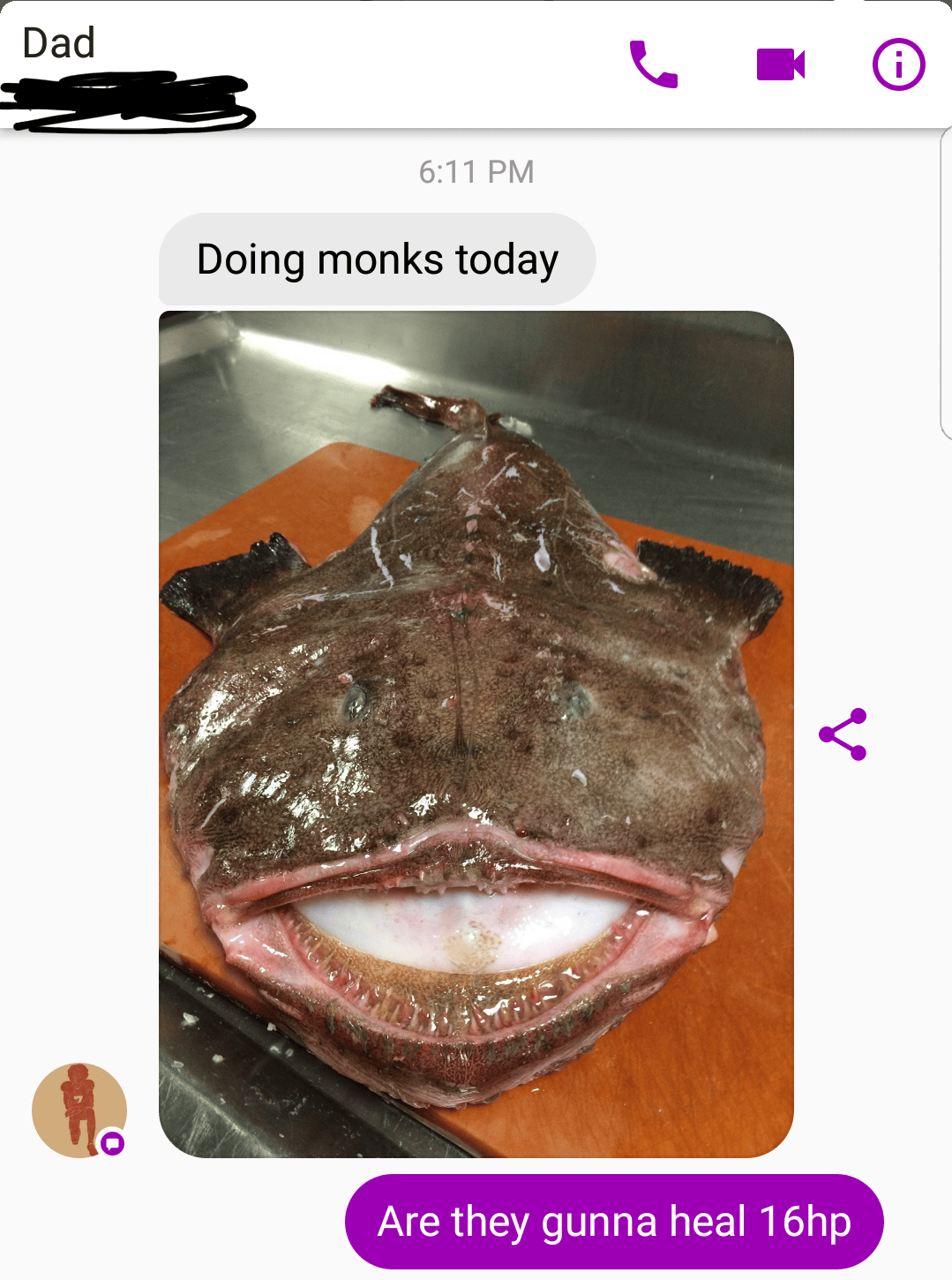 Wasn't kidding in my last monkfish post about my dad playing OSRS