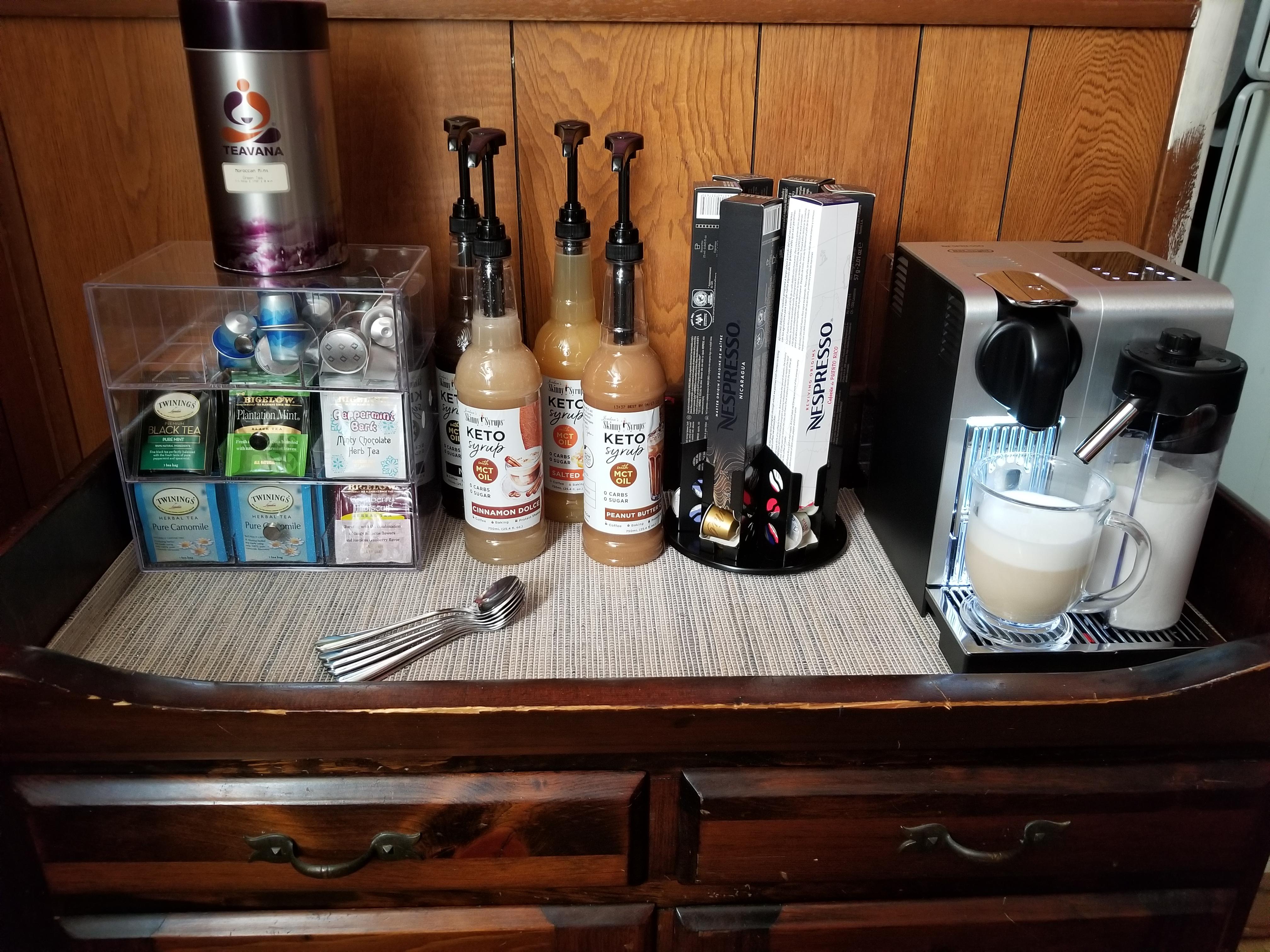 My new small coffee and tea setup r/nespresso