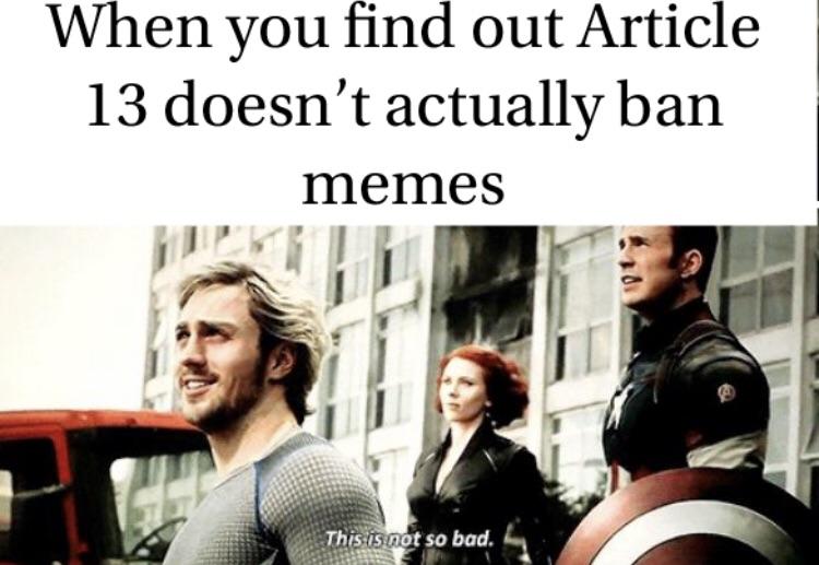 Are Article 13 memes still relevant? memes