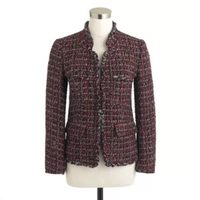 Petite maple tweed jacket J.Crew