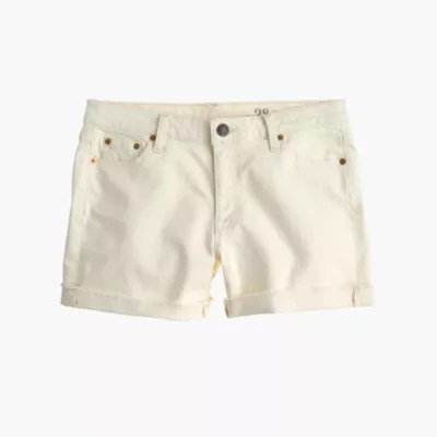 Denim short in ecru wash J.Crew