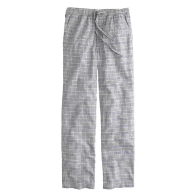Flannel pajama pant in classic navy plaid J.Crew