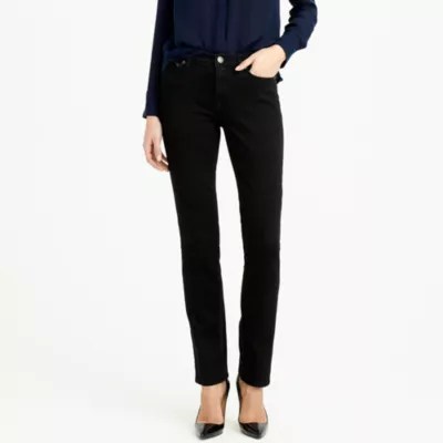 Stretch matchstick jean in pitch black wash J.Crew