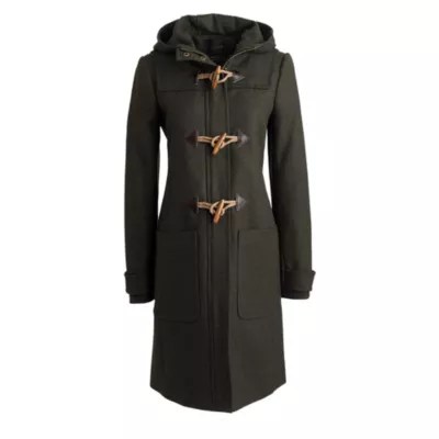 Wool melton toggle coat J.Crew