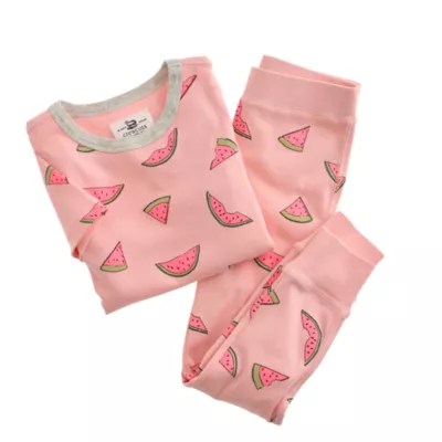Girls' pajama set in watermelons J.Crew