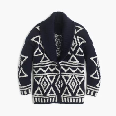 Collection Fair Isle cardigan sweater in lambswool J.Crew