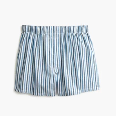 BlueStriped Boxers Men's Boxers J.Crew