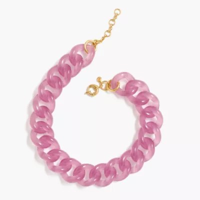 Lucite Link Necklace Women's Necklaces J.Crew