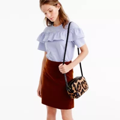 Petite Mini Skirt In Corduroy Women's Skirts J.Crew