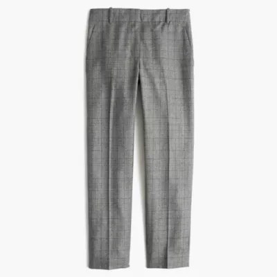 Collection Ludlow Pant In Wool Glen Plaid Women's Pants J.Crew