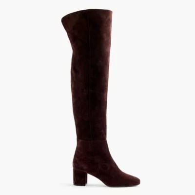 Suede OverTheKnee Boots Women's Boots J.Crew