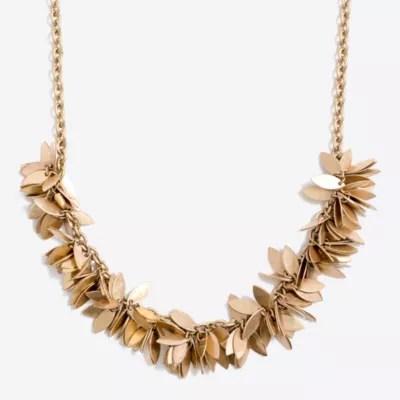 Golden leaves necklace FactoryWomen Jewelry Factory