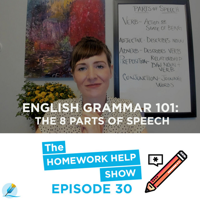 English Grammar 101 The 8 Primary Parts of Speech The Homework Help