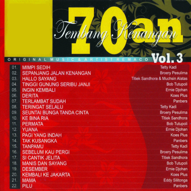 Tembang Kenangan 70an, Vol. 3 by Various Artists on Spotify