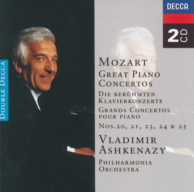 Mozart Great Piano Concertos (2 CDs) Album by Wolfgang Amadeus