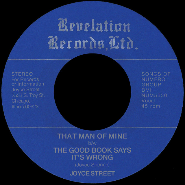 That Man of Mine b/w The Good Book Says It's Wrong Single by Joyce