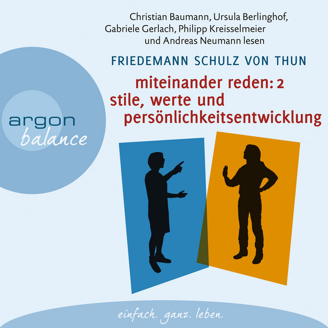 Miteinander reden, Teil 2 Stile, Werte und