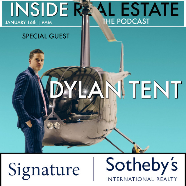 Dylan Tent Helicopter Realtor Sotheby's Inside Real Estate