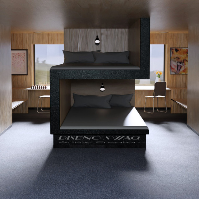 S01 E02 Dorm Room Bunk Beds by DISEῆO Artistic Darkness No More
