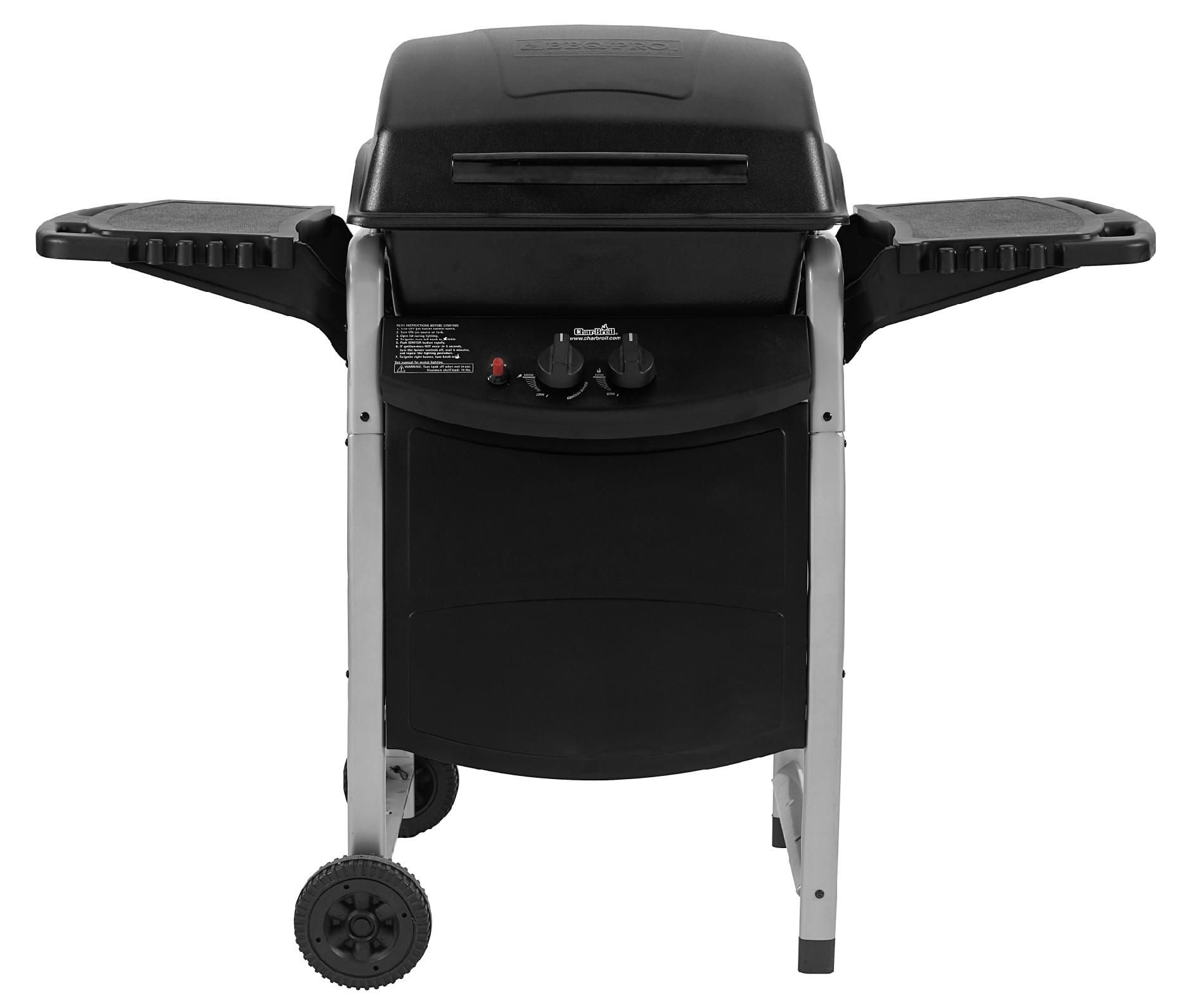 BBQ Pro 2 Burner LP Gas Grill with Large Side Shelves *Limited