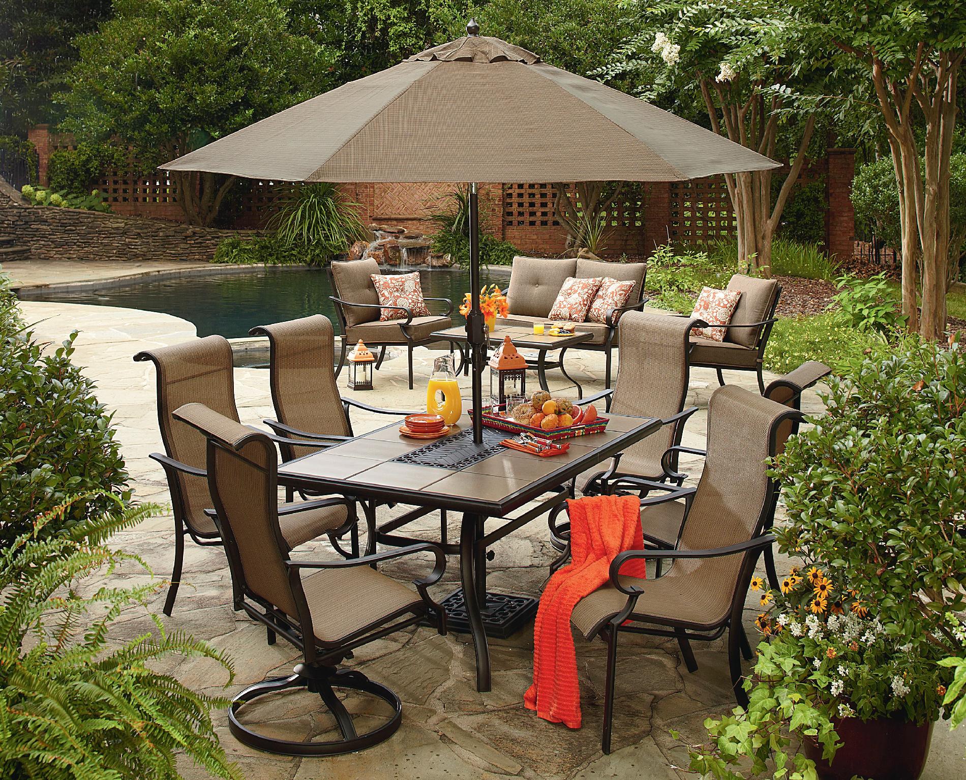 Jaclyn Smith Brookner 3 Piece Bistro Set Outdoor Living Patio