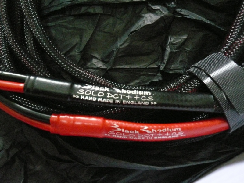 Black Rhodium Solo DCT Speaker Cables (used)
