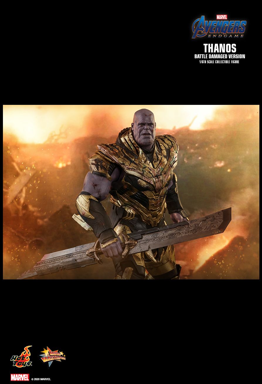 NEW PRODUCT HOT TOYS AVENGERS ENDGAME THANOS (BATTLE DAMAGED VERSION) 1/6TH SCALE COLLECTIBLE