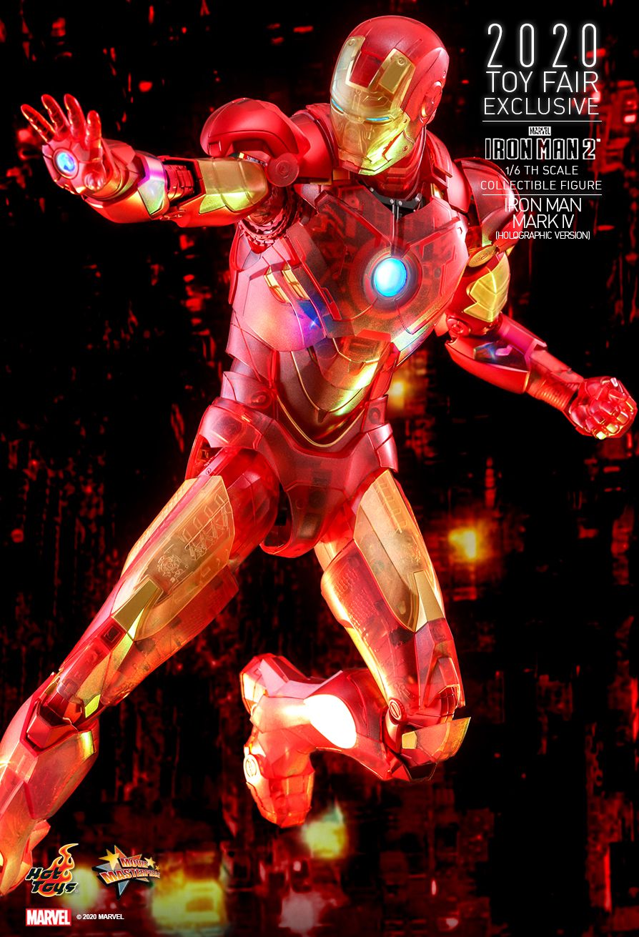 Hot toys Iron Man 2 1/6th scale Iron Man Mark IV (Holographic Version) Collectible Figure