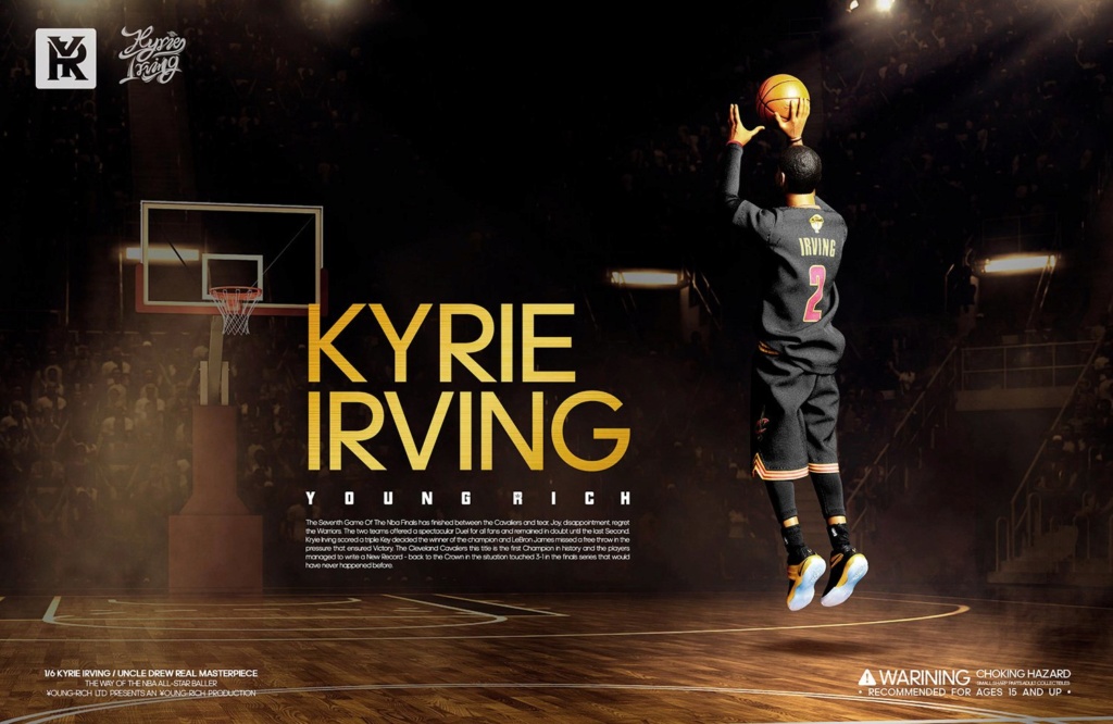 NEW PRODUCT 1/6 Scale YOUNG RICH TOYS B001 KYRIE IRVING & UNCLE DREW Action Figure (standard