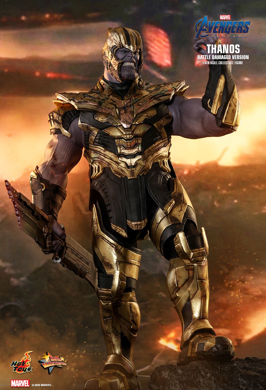 NEW PRODUCT HOT TOYS AVENGERS ENDGAME THANOS (BATTLE DAMAGED VERSION) 1/6TH SCALE COLLECTIBLE