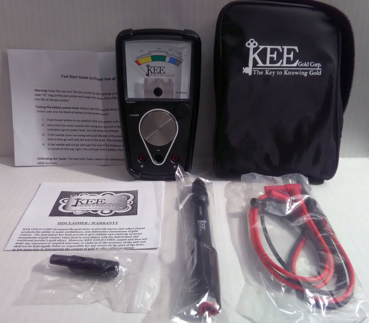 NEW Kee Gold Tester The Prospector Gold & Platinum Analyzer M509GM eBay