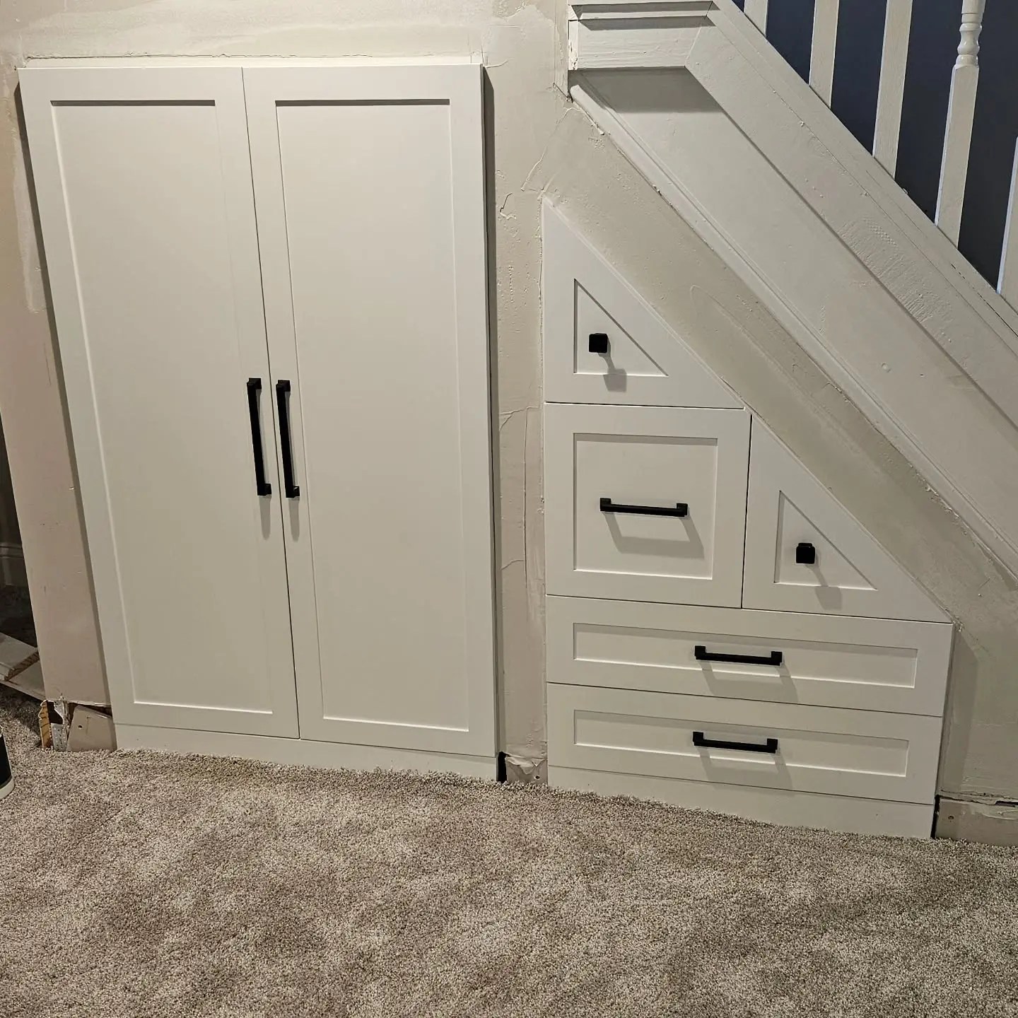 Basement Stair Storage Ideas