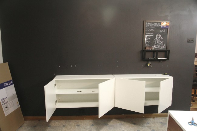 DIY Floating Buffet Using IKEA METOD Shelterness