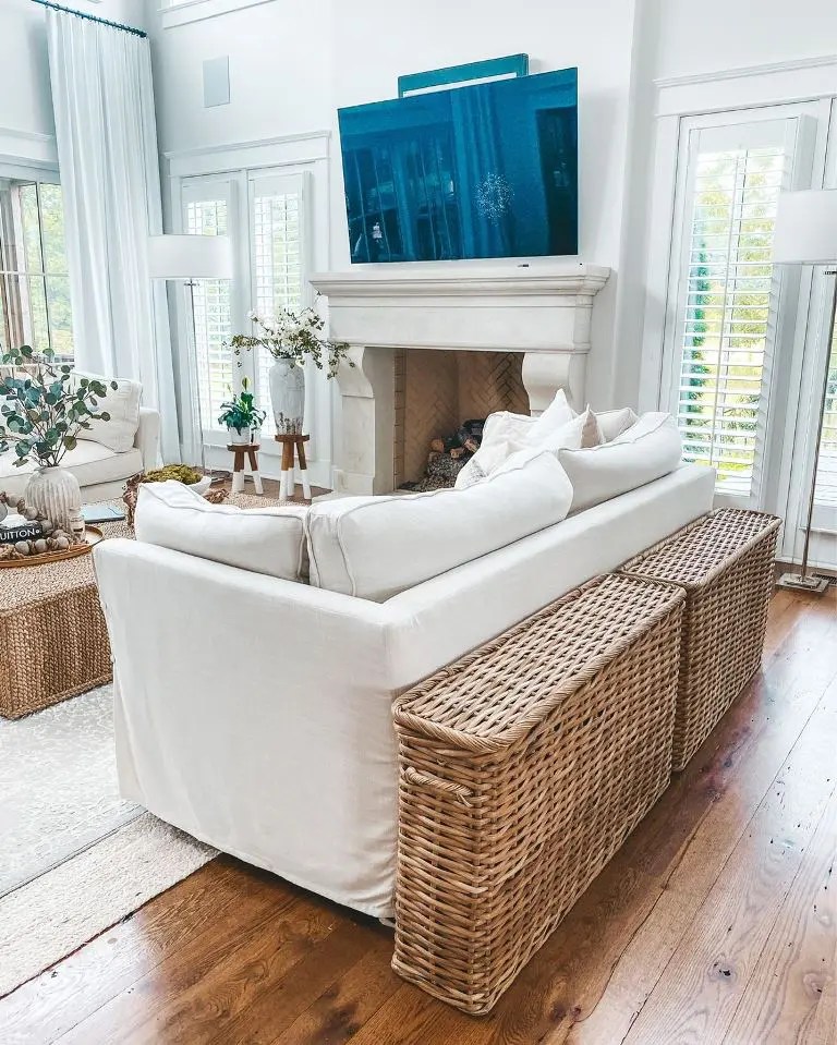 40 Smart Behind The Sofa Storage Ideas Shelterness