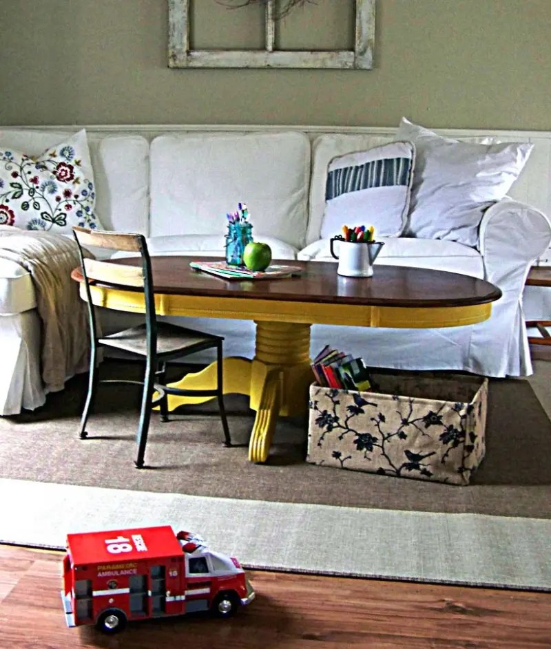 Before & After Bold Coffee Table Renovation Shelterness