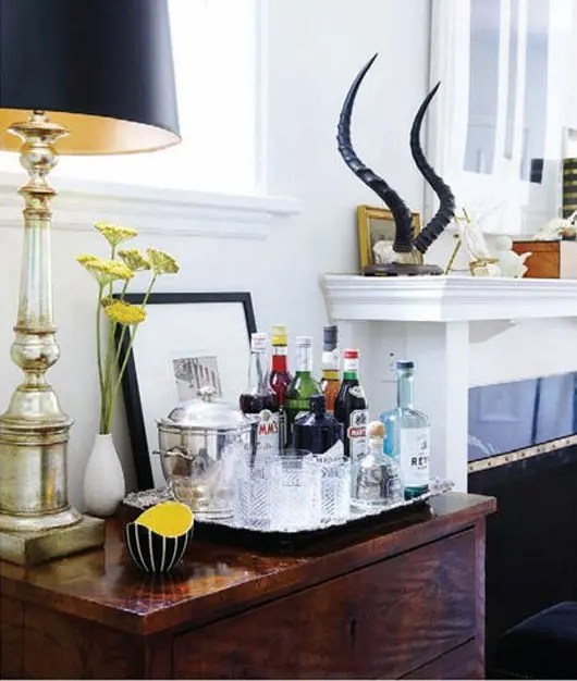 Picture Of Organizing A Small Home Bar