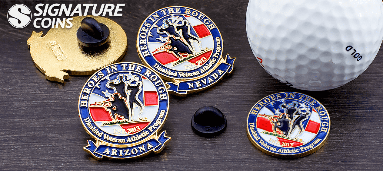 Custom Golf Ball Markers Signature Coins