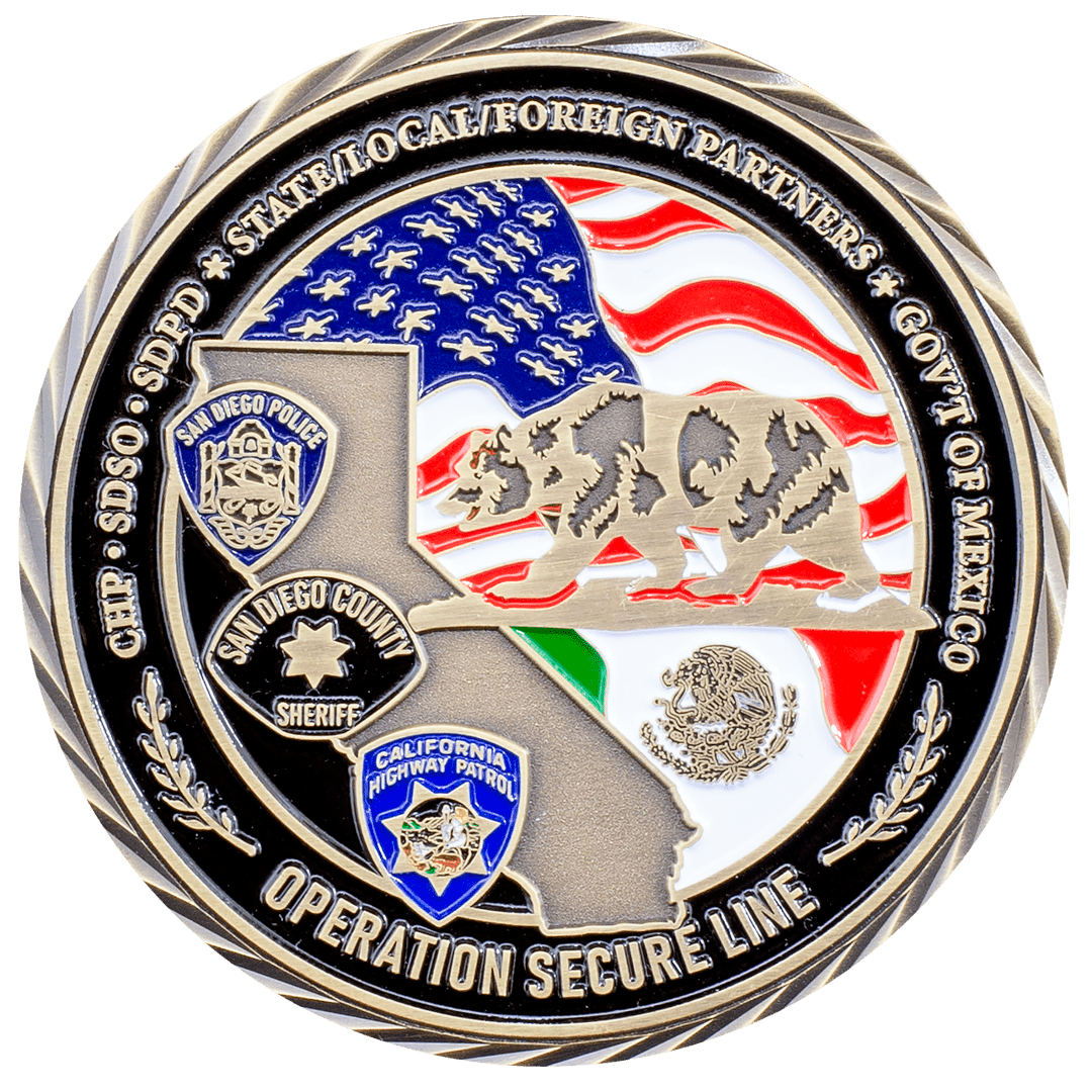 Custom California Challenge Coins Signature Coins