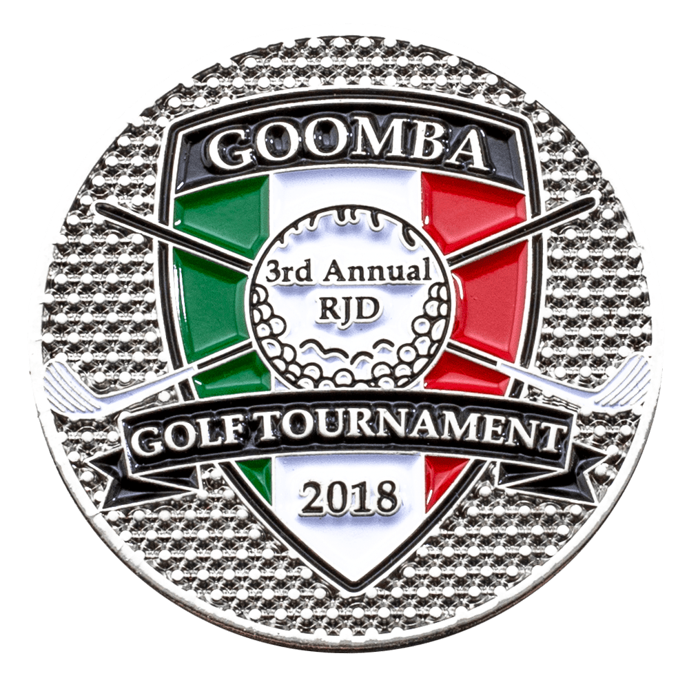 Golf Ball Marker Signature Coins