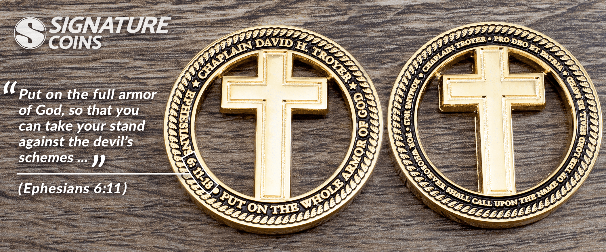 Christian Challenge Coins Signature Coins