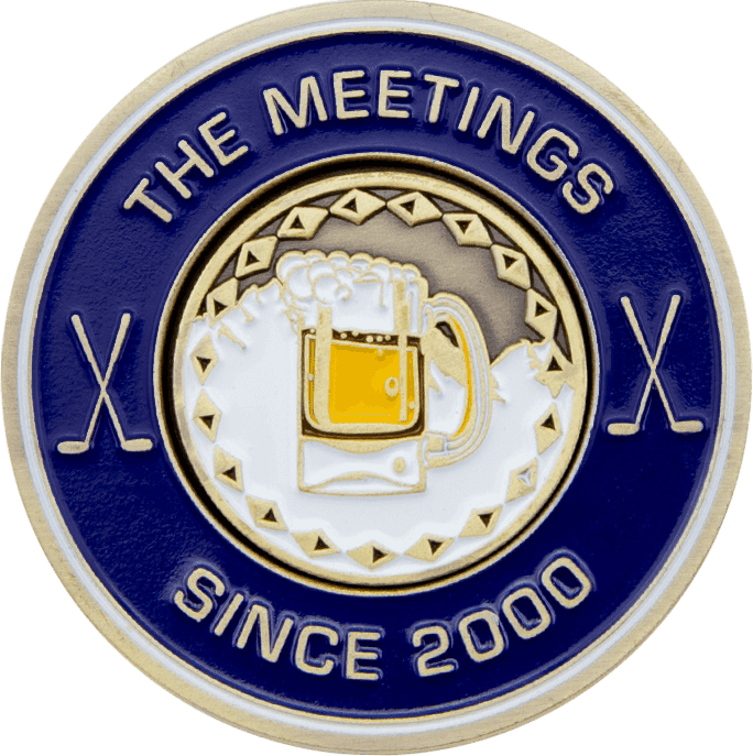 Golf Ball Marker Signature Coins
