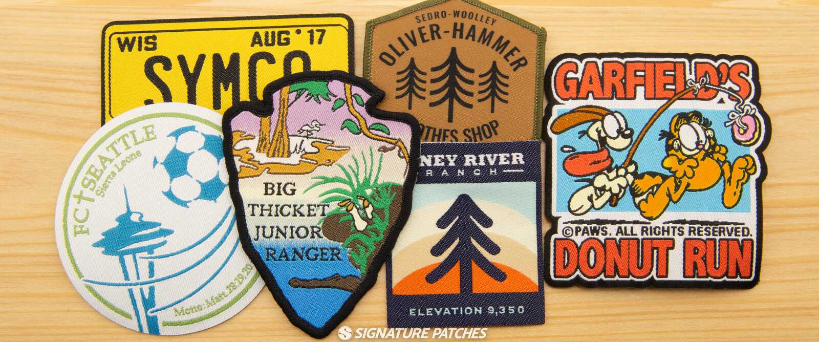 Woven Patches Signature Patches