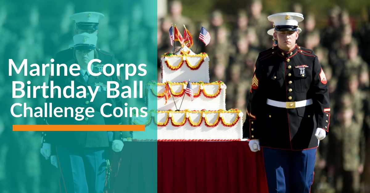 Marine Corps Birthday Ball Challenge Coins Signature Coins
