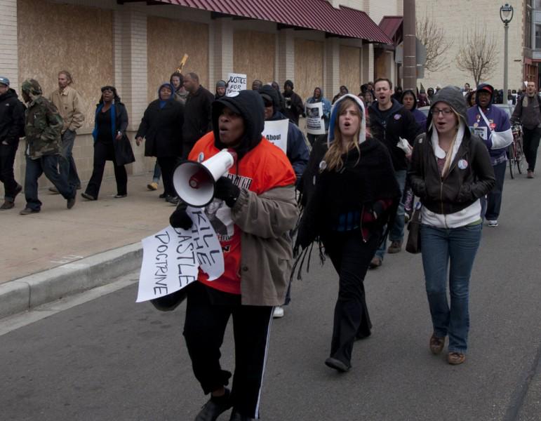 Hundreds rally for Trayvon Martin and victims of Milwaukee police