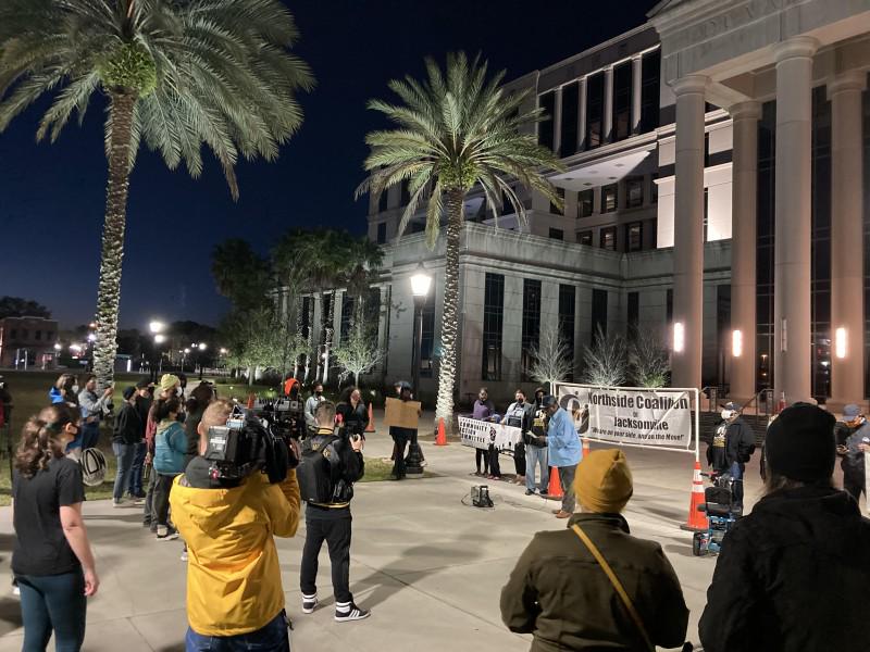 Jacksonville demands justice for Floyd on the first day of the