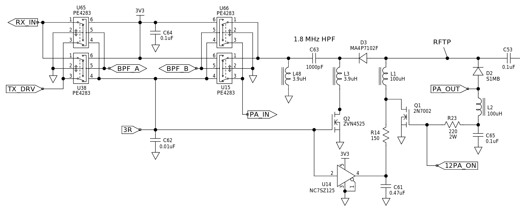 transmitter - What replaces the T/R switch in modern transceiver